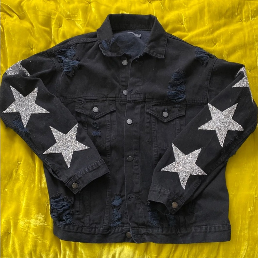 LF STAR PATCH DENIM JACKET